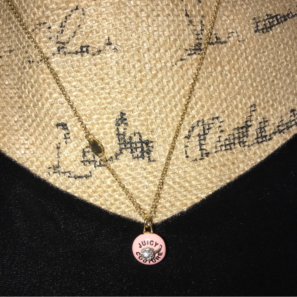 Juicy Couture pink cupcake pendant necklace (opens) - Picture 2 of 16